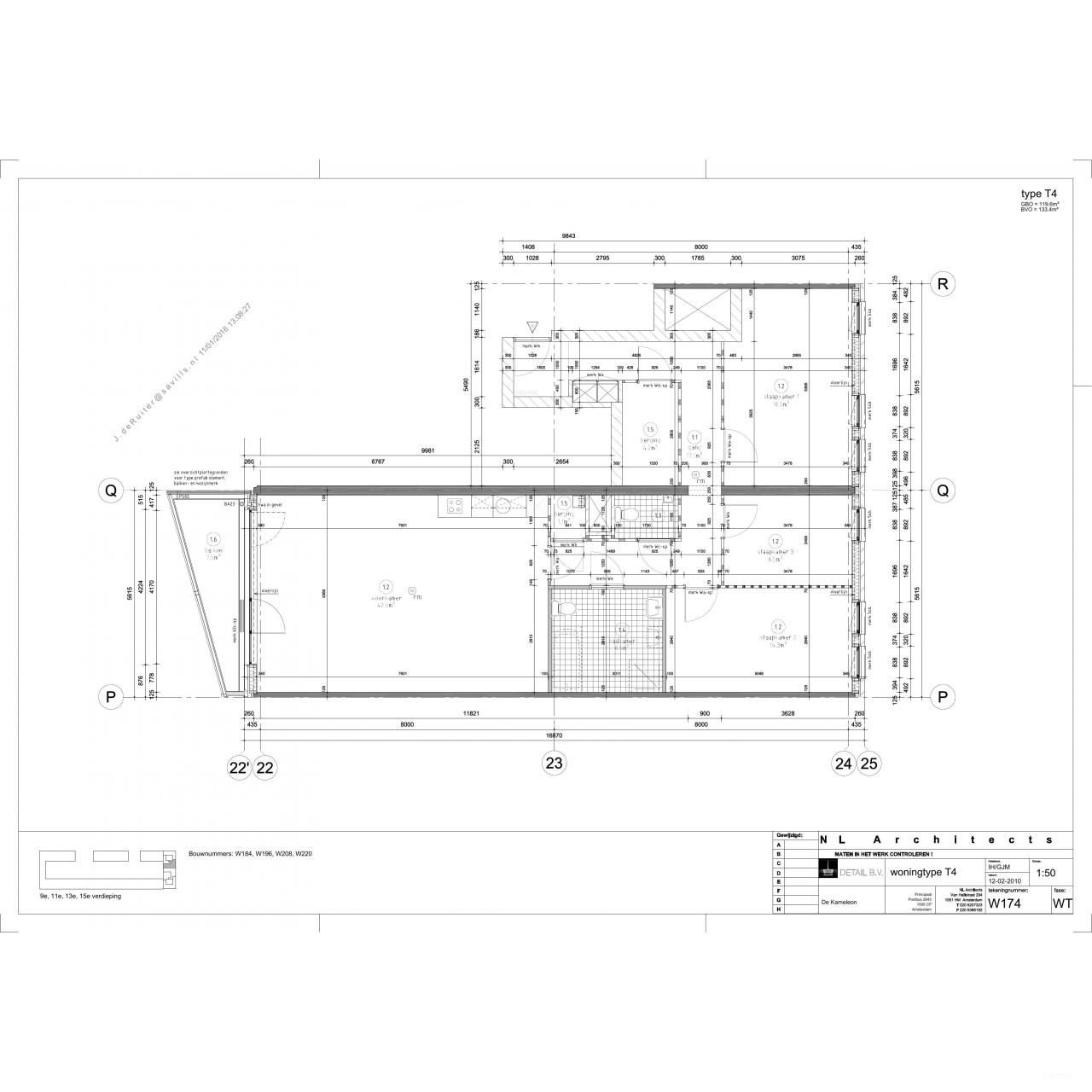 Royaal 4-kamer appartement met daktuin - Afbeelding 14