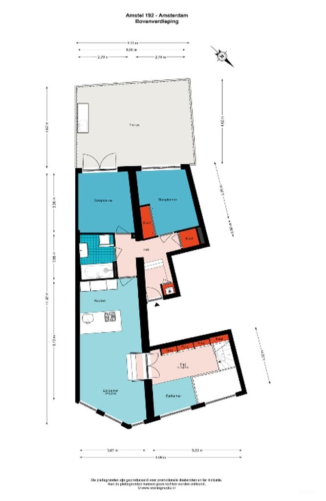Amstel-appartement met groot terras - Afbeelding 34