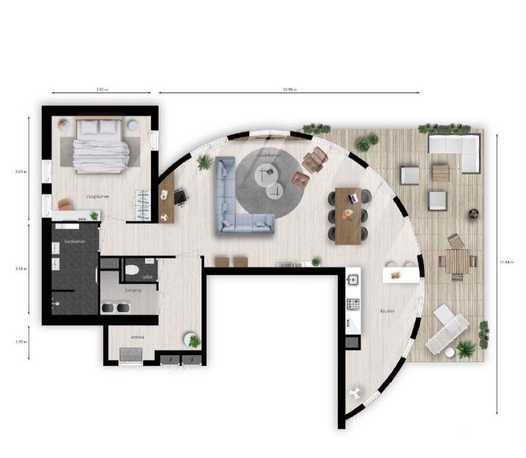 91 m² penthouse with large rooftop terrace - Image 14