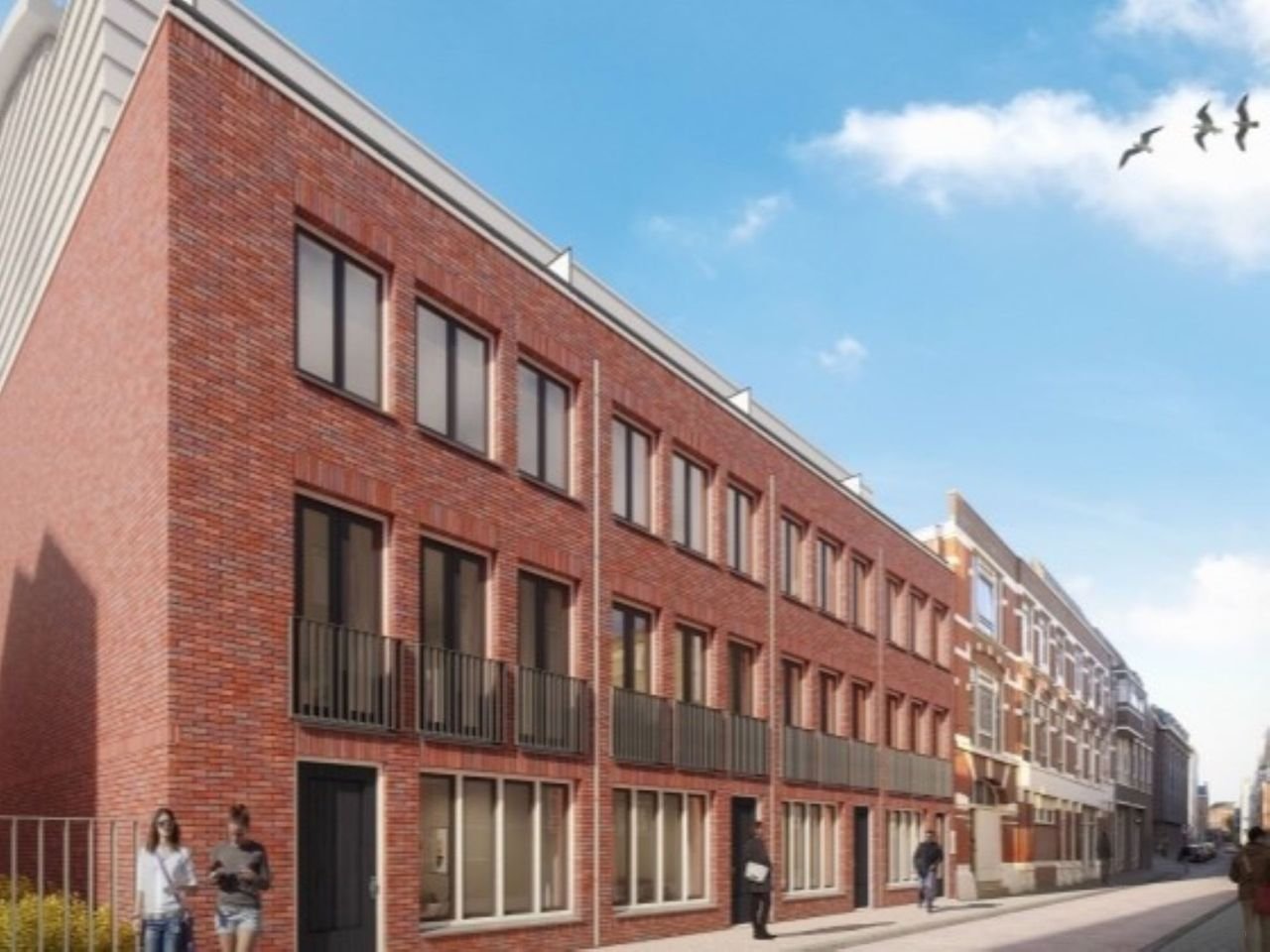 Studio met terras in centrum Den Haag - Afbeelding 1