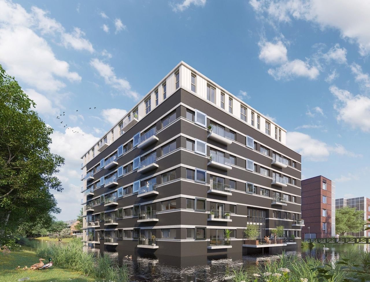 Modern appartement met eigen gym - Afbeelding 1