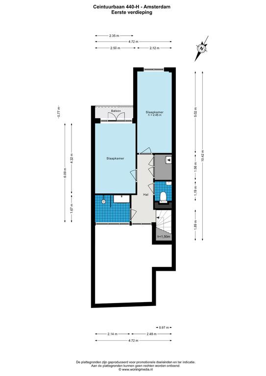 90m² apartment with garden in De Pijp - Image 20