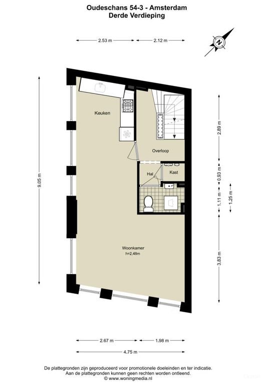 Gerenoveerd grachtenpand met energielabel A (78 m²) - Afbeelding 31
