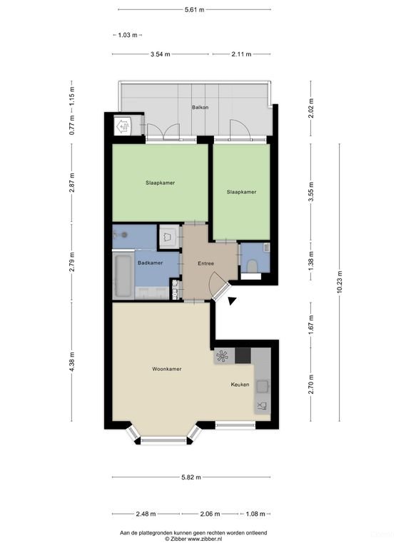 Licht 3-kamerappartement in Rivierenbuurt - Afbeelding 17