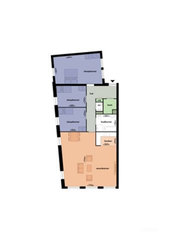 Royaal 4-kamer appartement met parking - Afbeelding 2