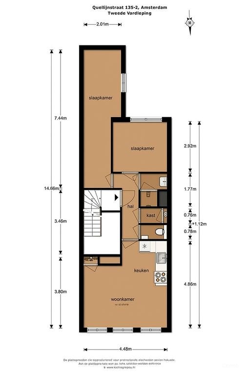 Licht 3-kamerappartement in hartje Pijp - Afbeelding 14