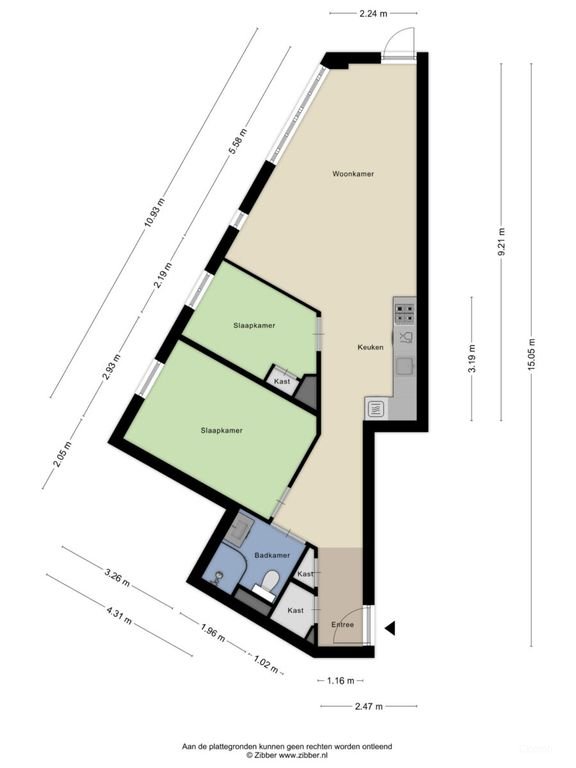 Benedenwoning met terras in de Jordaan - Afbeelding 14