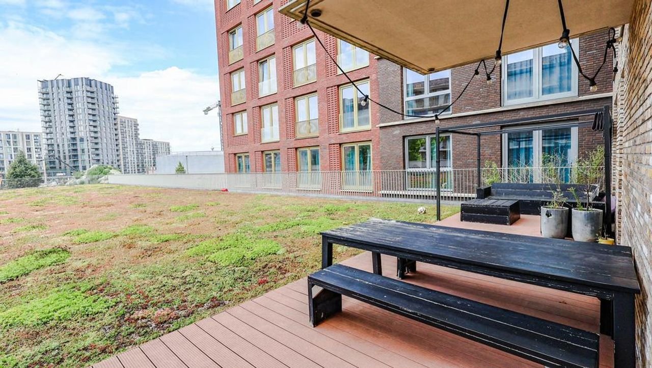 Licht 3-kamerappartement met 33m² terras in Leiden - Afbeelding 6
