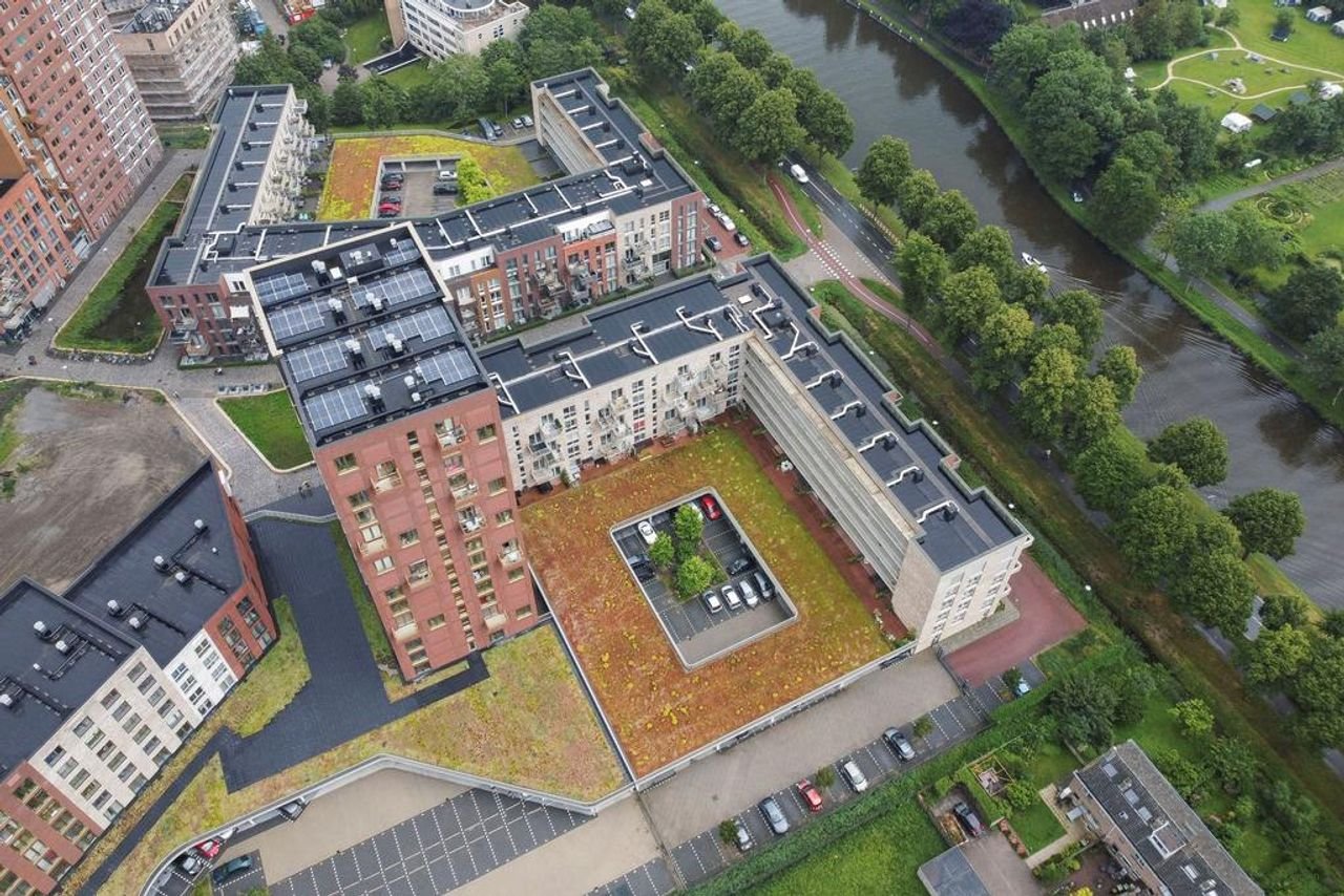 Licht 3-kamerappartement met 33m² terras in Leiden - Afbeelding 14