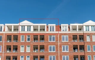Topetage met lift in Czaar Peterbuurt