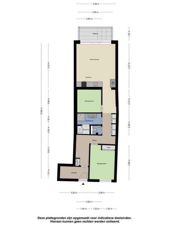 Gemeubileerd 3-kamerappartement - Afbeelding 22