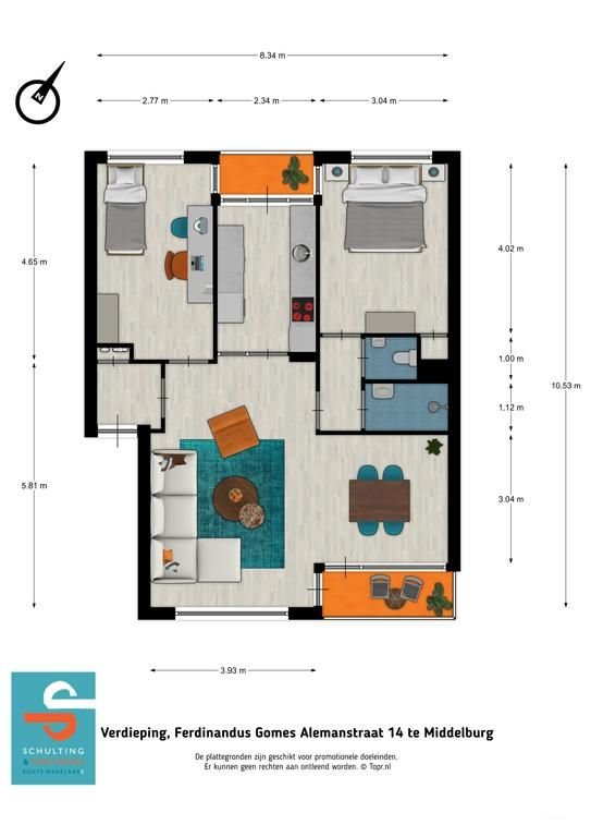 Furnished 2-bedroom apartment (75 m²) - Image 21