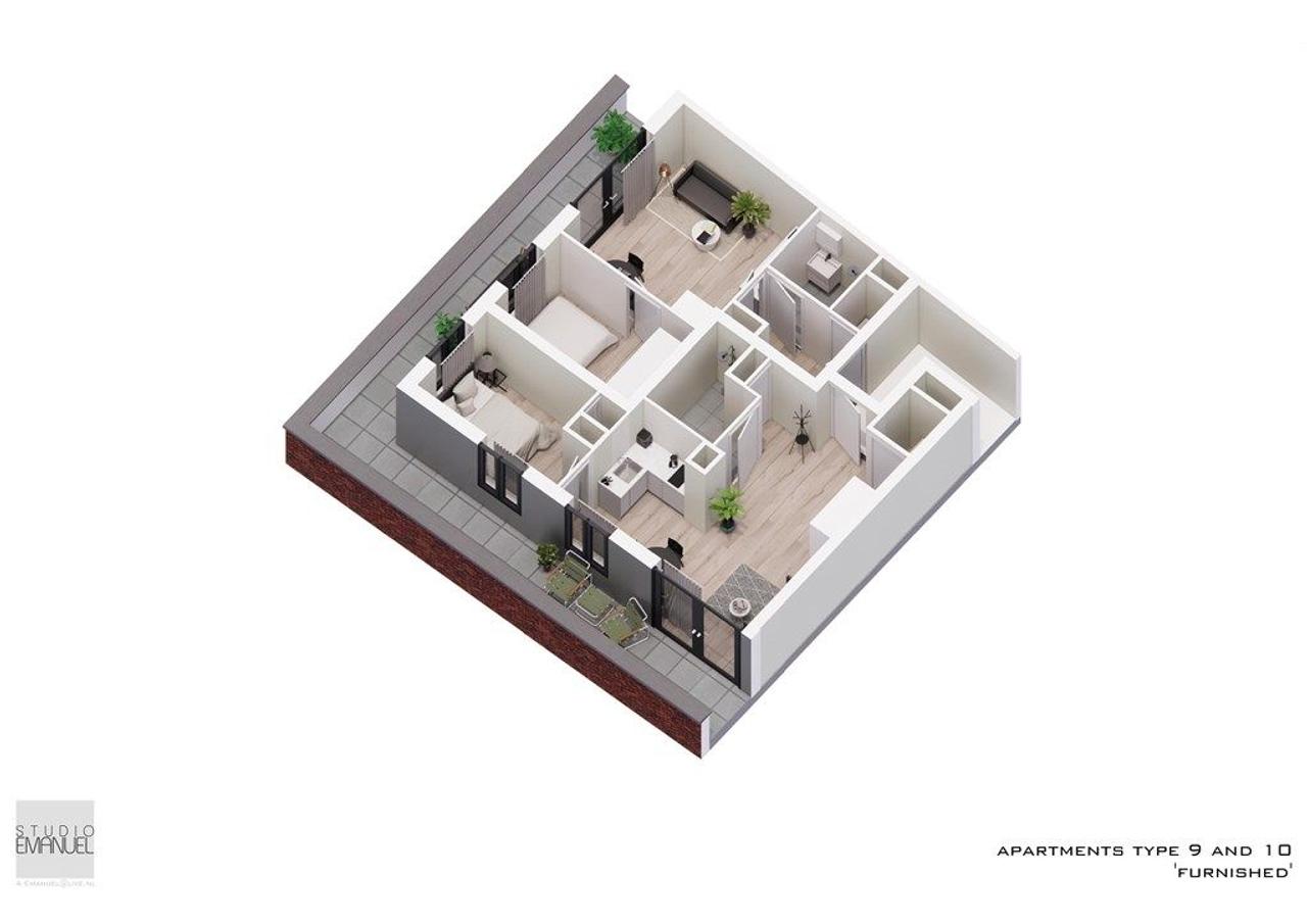 Hoekappartement met balkon in Amsterdam-West - Afbeelding 15