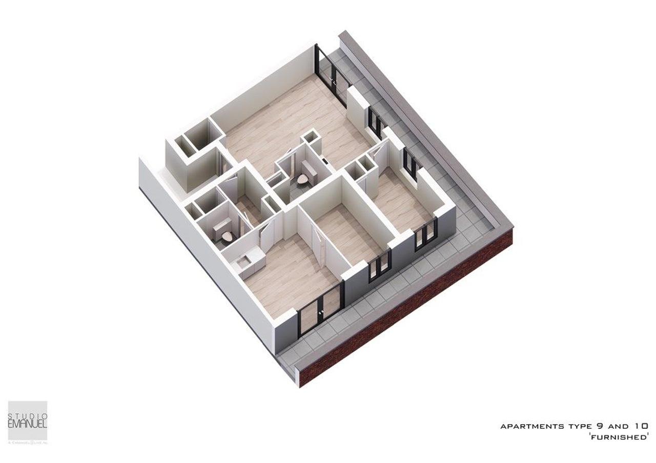 Hoekappartement met balkon in Amsterdam-West - Afbeelding 14