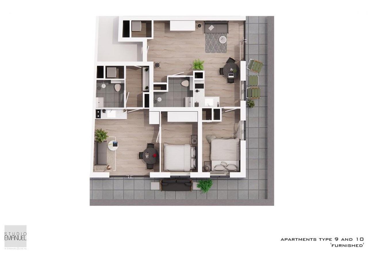 Hoekappartement met balkon in Amsterdam-West - Afbeelding 17