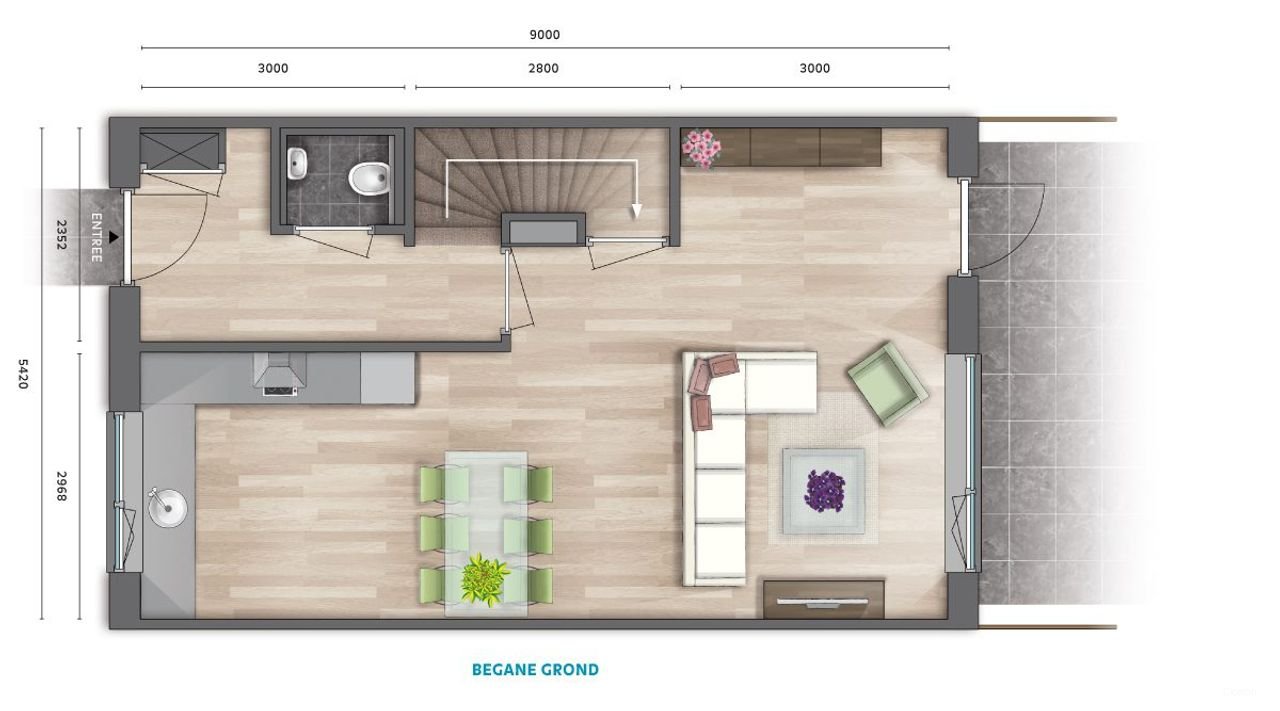 Gasloos wonen met tuin in Linne - Afbeelding 17