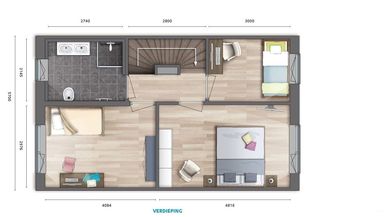 Gasloos wonen met tuin in Linne - Afbeelding 18