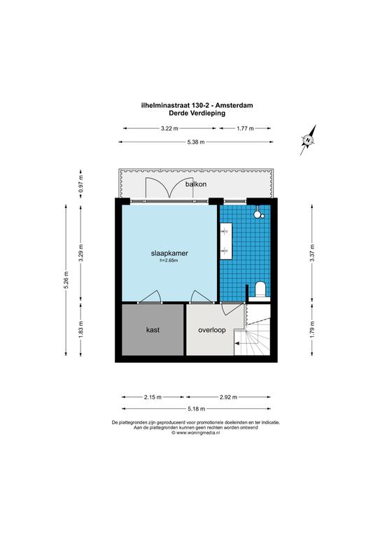 75 m² apartment with 3 balconies in Old-West - Image 21