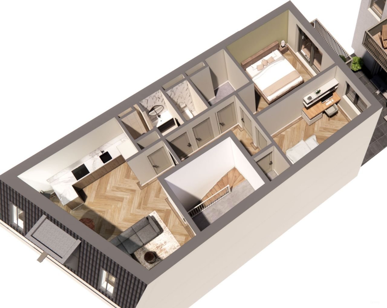 Nieuw appartement aan Grote Noord - Afbeelding 3