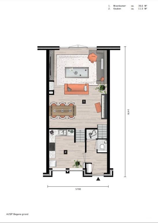 3-bedroom maisonette with terrace - Image 17