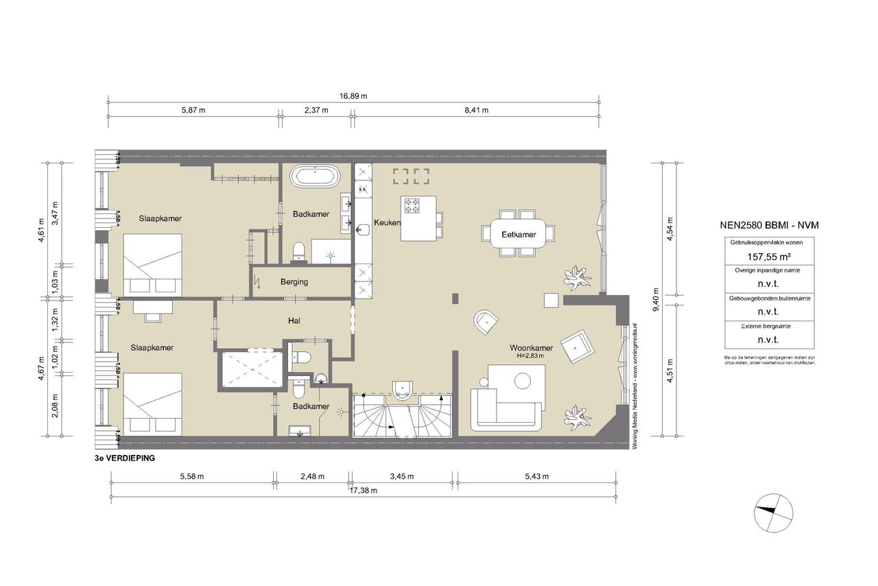 Penthouse van 159 m² met zonnig dakterras - Afbeelding 52