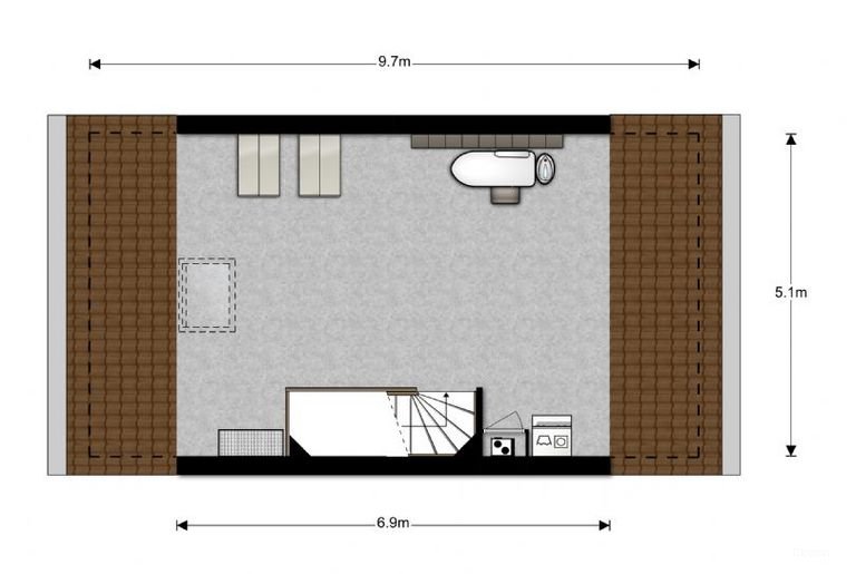 Moderne stadswoning met tuin en garage - Afbeelding 6