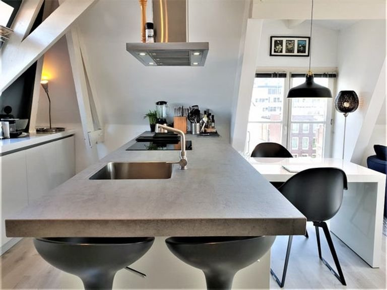 Lichte studio met dakterras bij de Amstel - Afbeelding 7