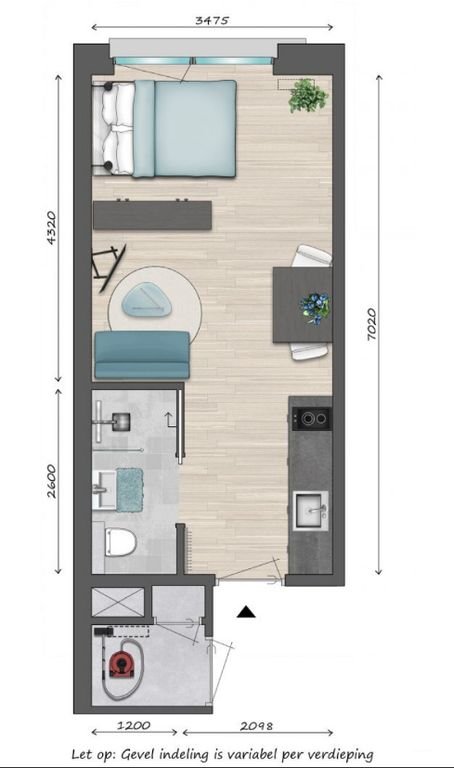 Modern studio in the GO070 complex - Image 27