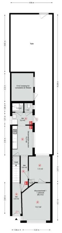 Studentenkamer direct aan het Spoorpark - Afbeelding 13