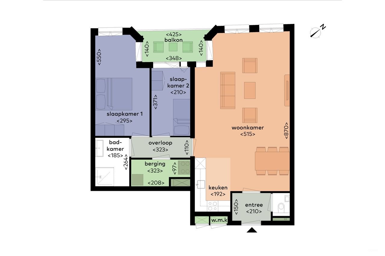 Nieuw 3-kamerappartement met A+++ label - Afbeelding 13