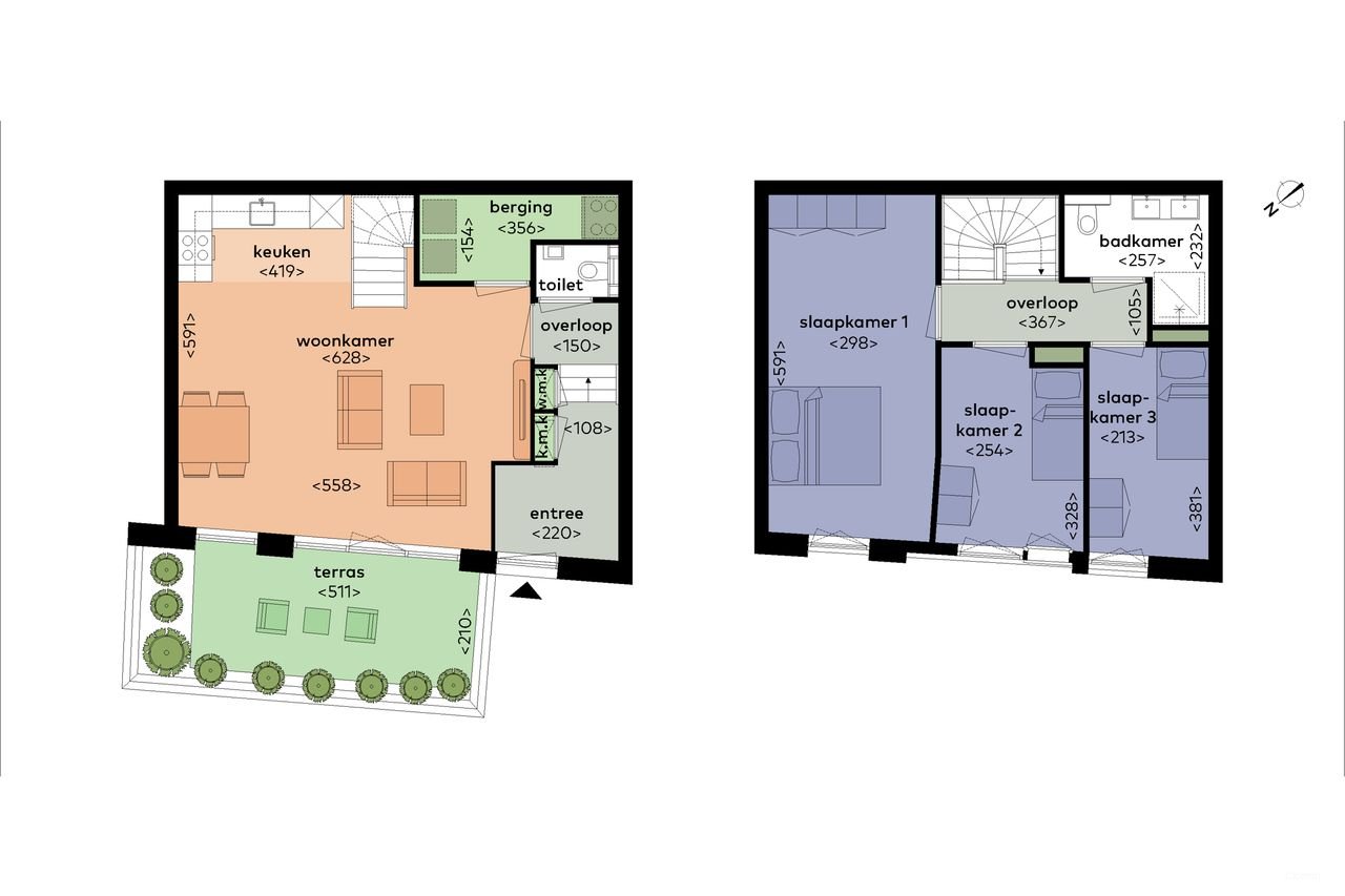 Nieuwbouw maisonnette van 98 m² - Afbeelding 14