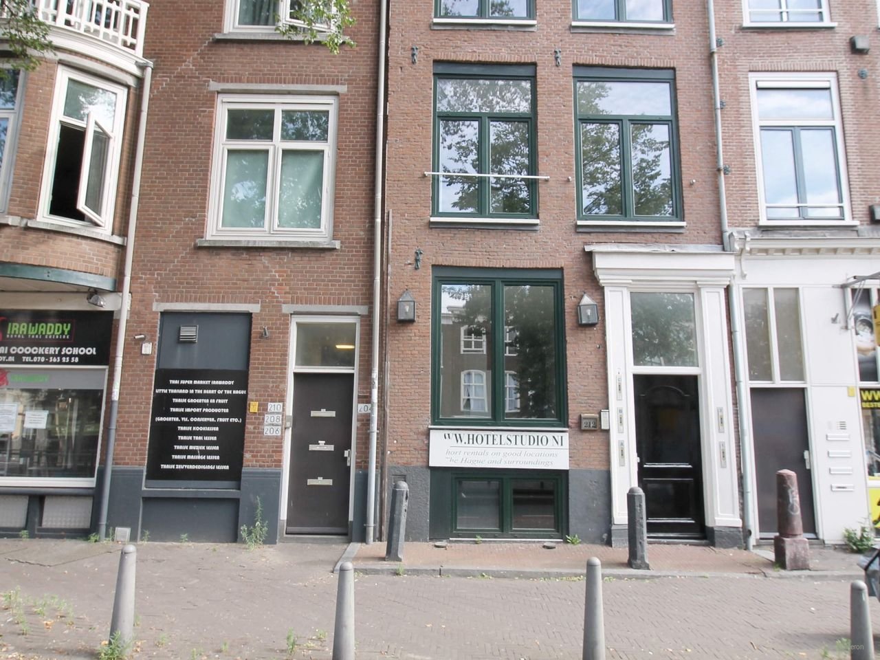 Lichte short-stay studio aan het Spui - Afbeelding 1
