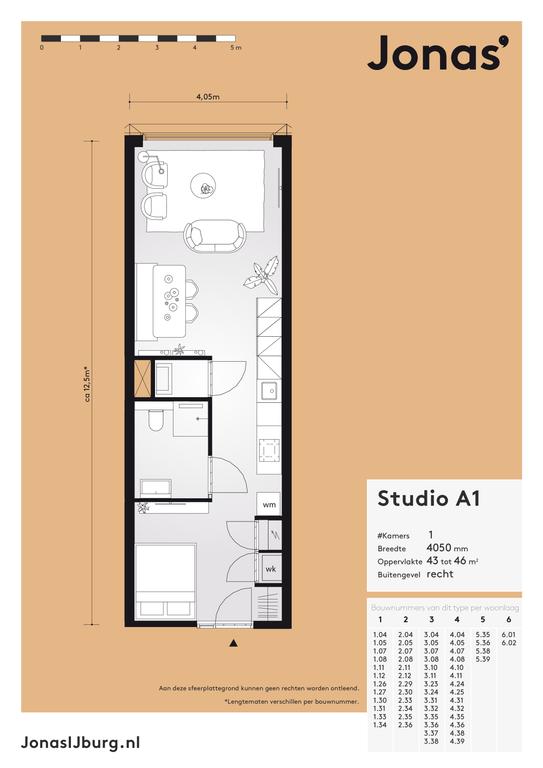 Studio van 43 m² op IJburg met A++ label - Afbeelding 13