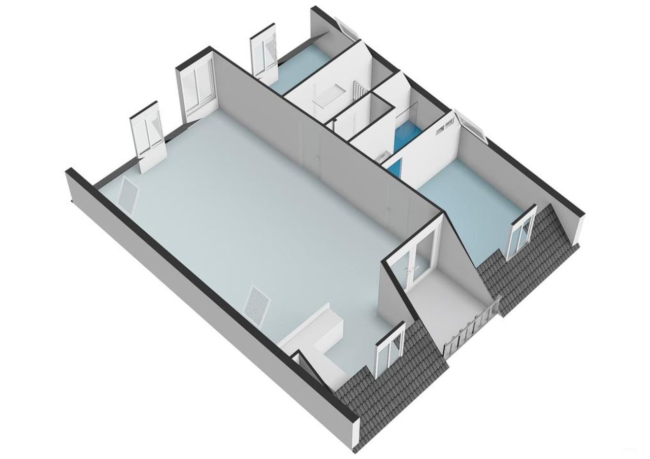 Spacious upper-floor apartment in the center of Weesp - Image 29