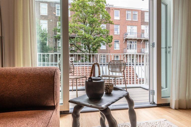 Dubbel bovenhuis met 2 balkons in Helmersbuurt - Afbeelding 9