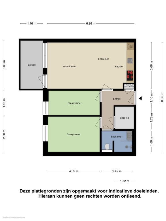 Energiezuinig appartement met balkon en parking - Afbeelding 5
