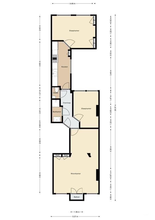 Appartement naast Artis: 75m² & Label A - Afbeelding 22