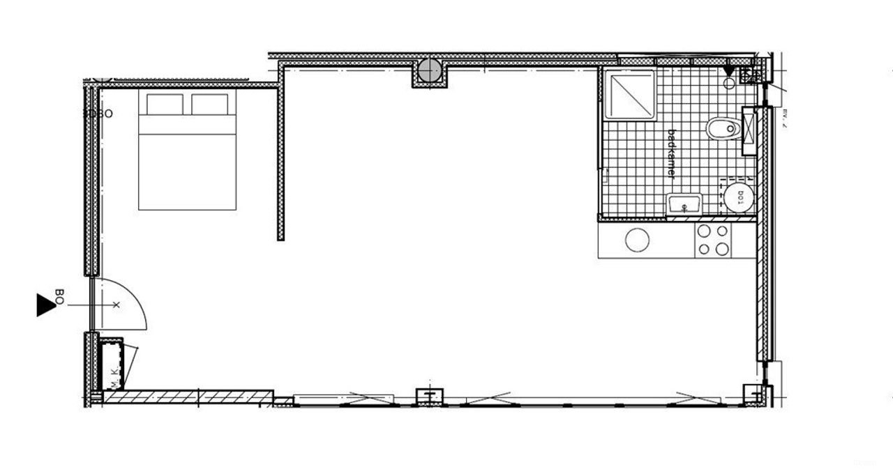 Spacious 60m² studio with roof terrace - Image 10