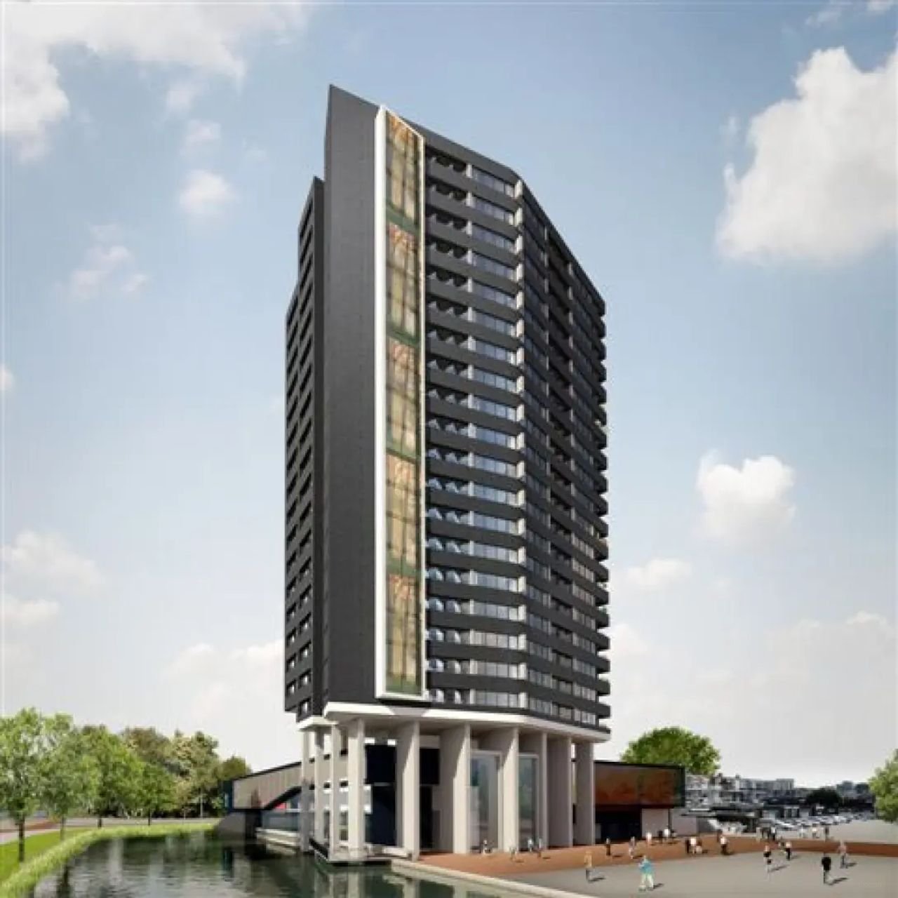 Views over Leiden from the 11th floor - Image 1