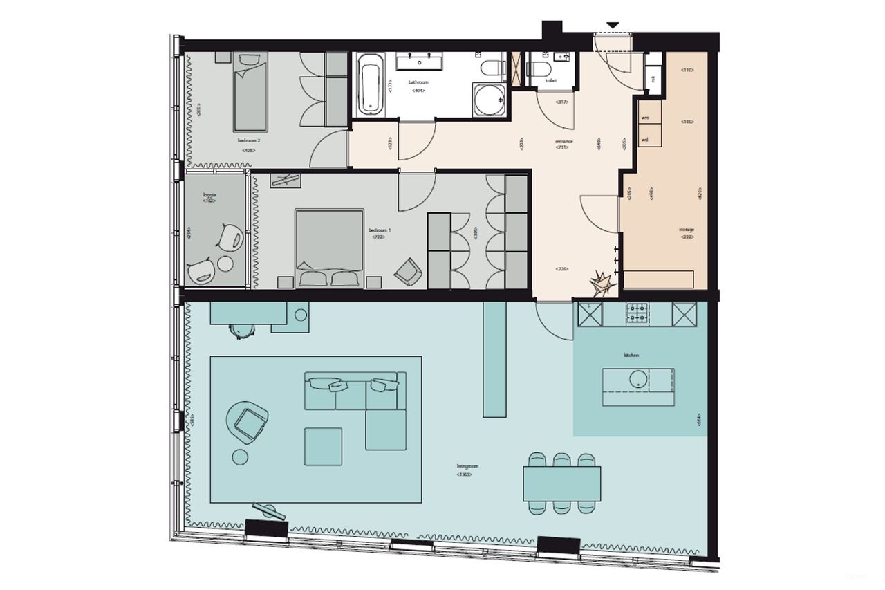 Riant appartement (168m²) op de Zuidas - Afbeelding 16