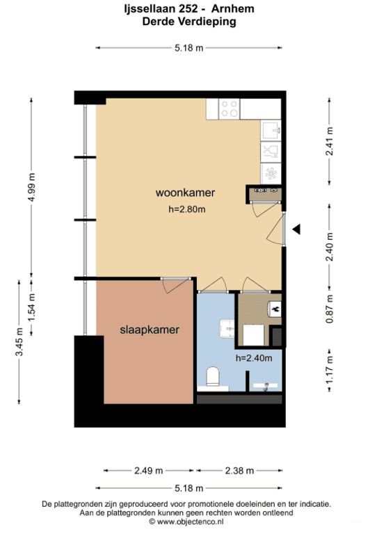 Appartement tegenover Park Presikhaaf - Afbeelding 10