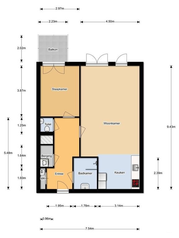 Gemeubileerd wonen met kanaalzicht - Afbeelding 25