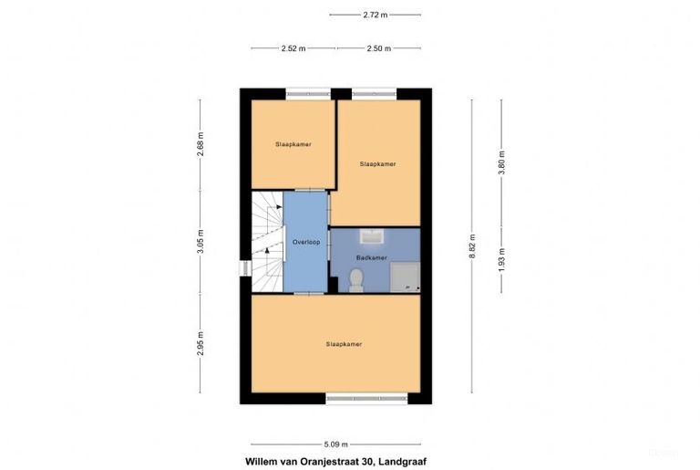 Moderne tweekapper met garage - Afbeelding 15