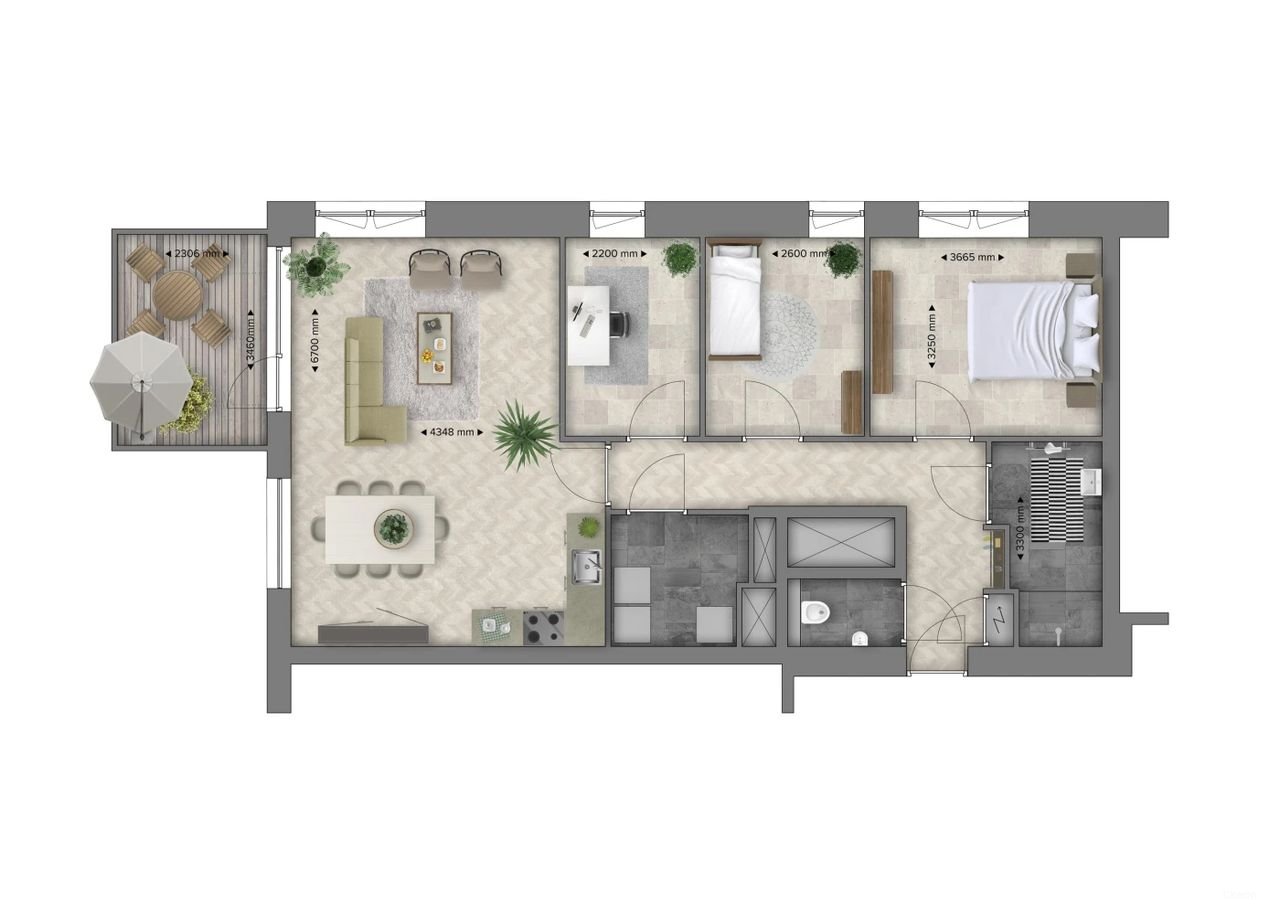 Nieuw 4-kamerappartement in groen Schiebroek - Afbeelding 6