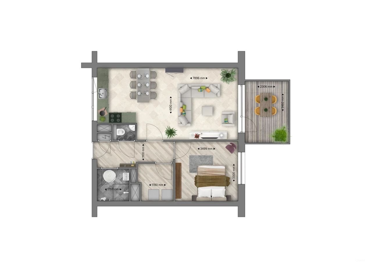 Nieuwbouwappartement in groen Schiebroek - Afbeelding 6