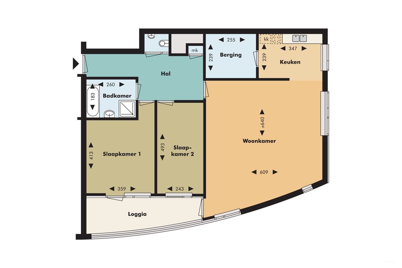 Spacious apartment (96 m²) with energy label A - Image 1
