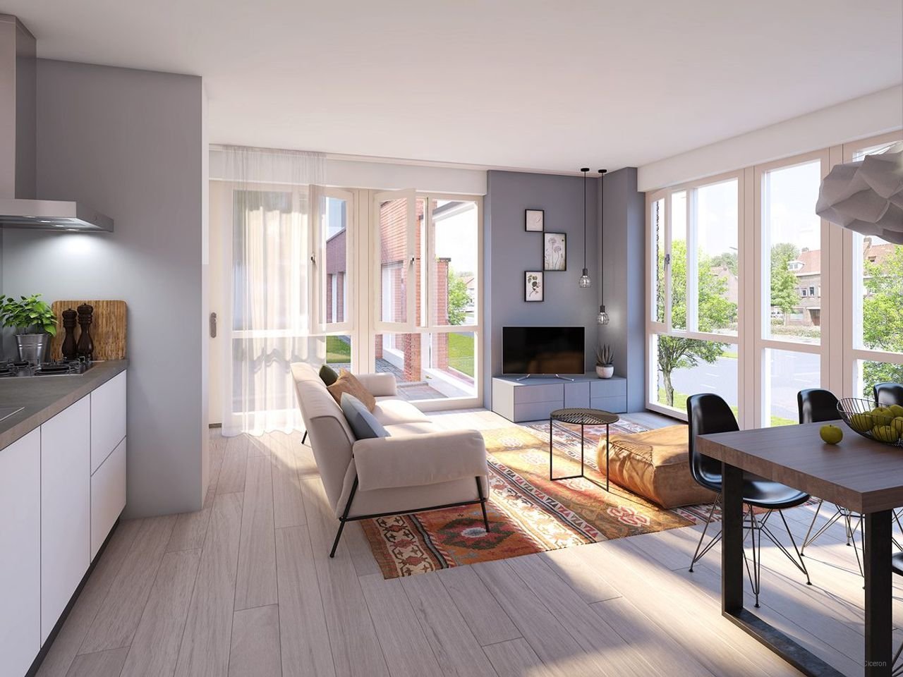 Stadswoning met eigen parkeerplaats - Afbeelding 2