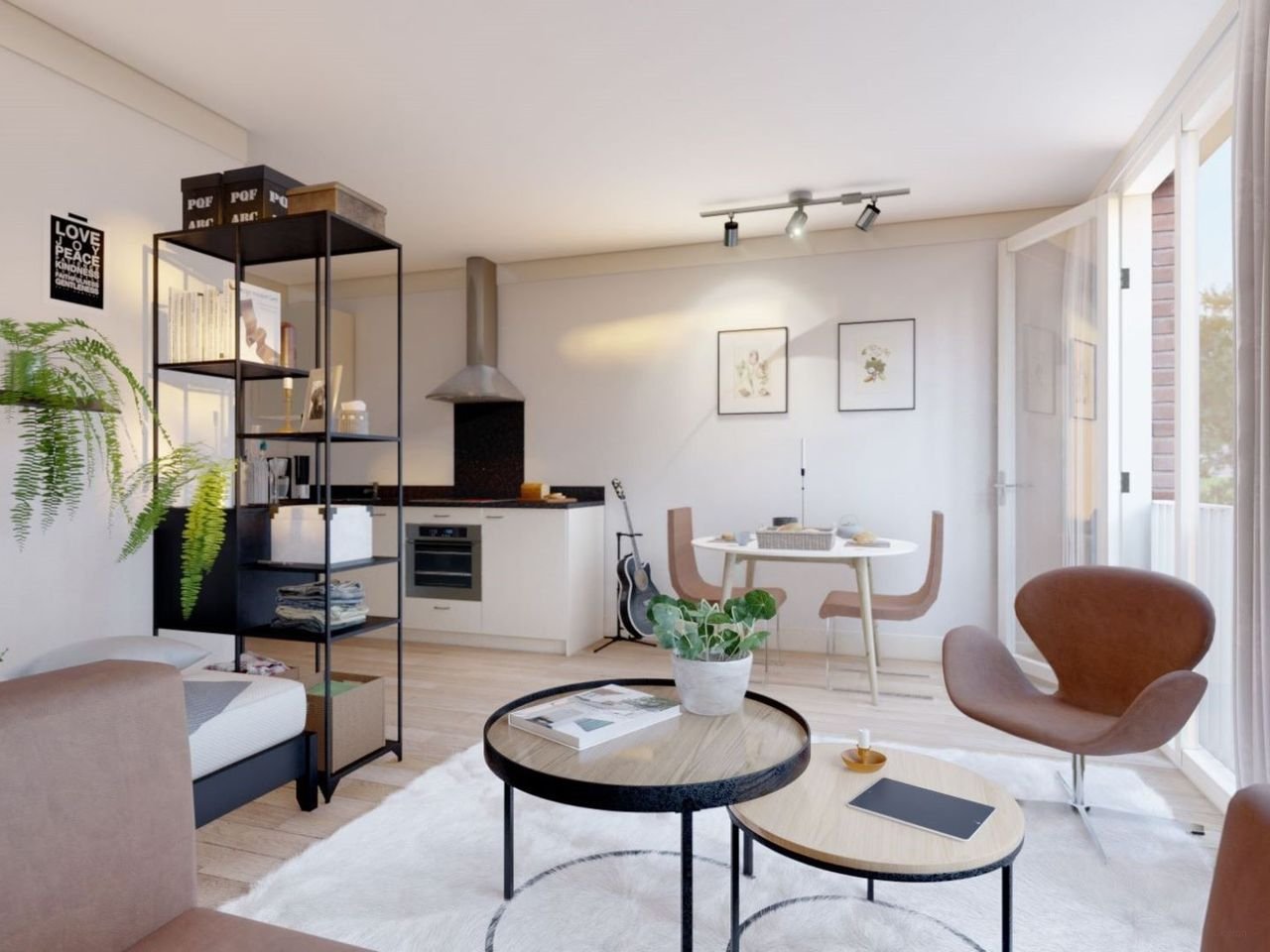 Studio met balkon in Zeeheldenkwartier - Afbeelding 6