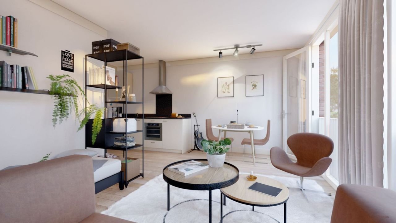 Studio met balkon in Zeeheldenkwartier - Afbeelding 8