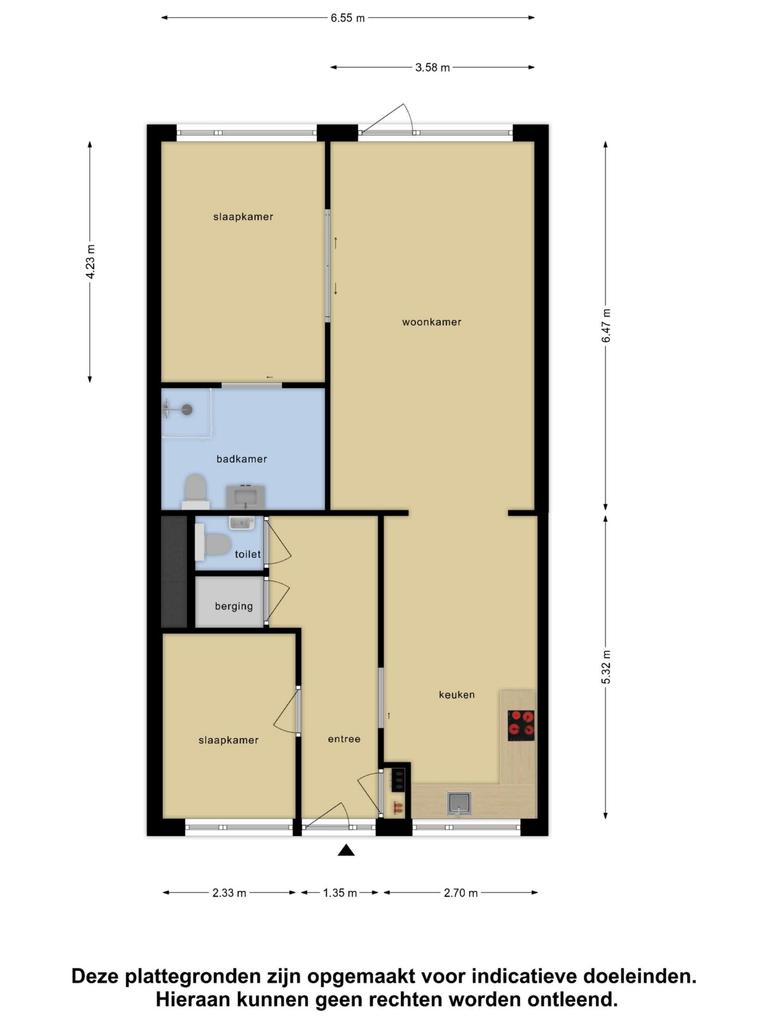 3-kamerappartement met lift en balkon - Afbeelding 20